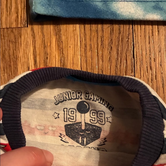 Assorted Kids T-Shirt Collection - Black, Gray, Red, Cream, Blue - Picture 14 of 14